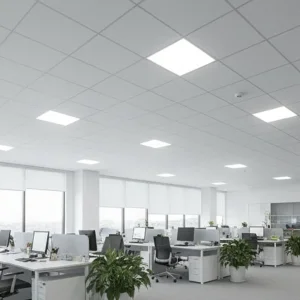 High-Efficiency 125lm/W Ultra-Slim LED Panel Light with IP54 Ik06
