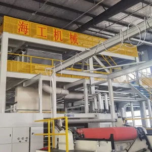 China PP Spunbond Nonwoven Fabric Making Machine Supplier