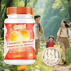 OEM Promueve Niveles de Energía Saludables Vitaminas Suplementos Herbales Tabletas