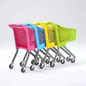 CHAOYU Plastic Supermarket Kids Shopping Trolley
