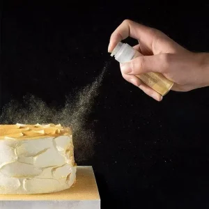 Ingrediente Alimentar Corante em Pó Frasco Spray para Decoração de Confeitaria Brilho Comestível