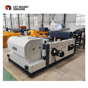 Magnetic Separating System for Steel Scrap Is Used for Separating Aluminum and Plastic