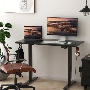 Hz Adjustable Lifting Desk Table Electric Office Gaming Computer PC Table Office