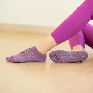 Xianghui Instep Breathable Mesh Toe Wholesale Anti Slip Sports Yoga Socks in Summer Spring