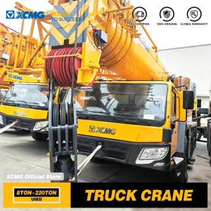 Buena condición grúa de camión usada XCMG Qay160 Construcción hidráulica 160ton Grúa todo terreno para la venta