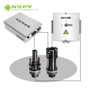 Standard Type PV Solar Cable Mc4 Terminals Connector 1500VDC Connector for Junction Box