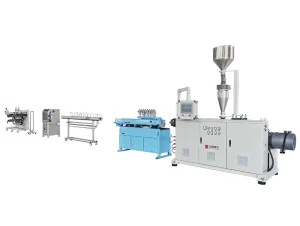 China PA/PE/PP/PVC High Speed Single Wall Corrugated Pipe Extrusion Line Manufacturers, Factory