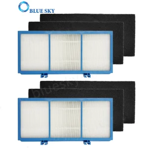 Total Air Filter Replacement for Holmes Aer1 Air Purifiers, Replace Part Hapf30at and Hap242-Nuc, 4 HEPA + 8 Carbon Booster Filters