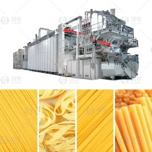 Linha de Processamento de Macarrão Automática de Alta Capacidade para Alimentos/ Linha de Produção de Macarrão