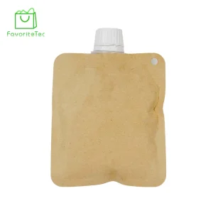 Custom Biodegradable Moisture Proof Gravure Printed Stand Spout Pouch for Baby Food Milk Juice Liquid Olive Oil PE Plastic Bags