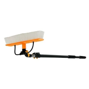 12-FT Water-Fed Pole Cleaning Brush Tool for Window Solar Panel Cleaning