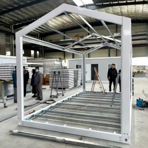 Length Galvanized Light Steel Prefab House Modular Home Room Container Frame