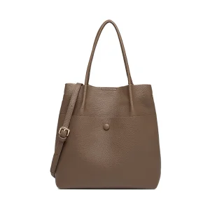 Factory Wholesale PU Leather Bag Set Genuine Cow Genuine Leather Tote Bag for Women 2024