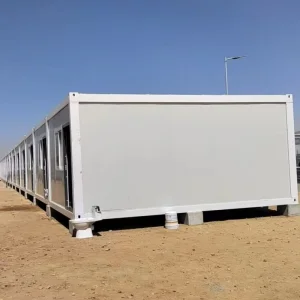 20FT Casa Contenedor Modular Desmontable de Acero Prefabricado de Diseño Moderno y Transpirable 2-Year Edificio de Oficina Residencial Hotel con Garantía