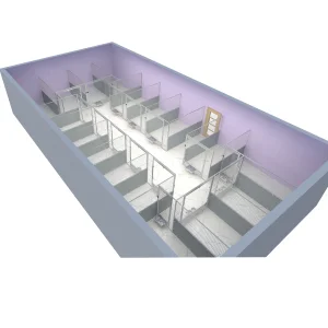 AEOLUS Kennel Building Dog Run