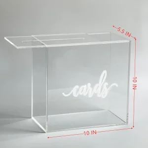 ISO BSCI Custom Factory Wholesale Acrylic Wedding Gift Boxes