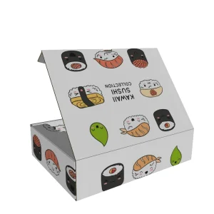 Personalized Matte Finish Sushi Noodle Packaging Box