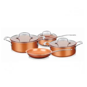 Stylish New Design Aluminum Cooking Pots and Copper Kitchen Cookware