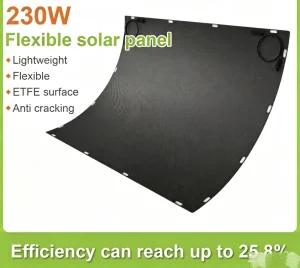 Customizable 230W Flexible Solar Panel ETFE