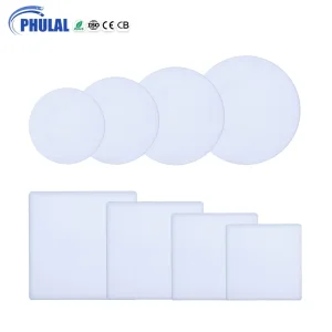 Lâmpada de Painel LED Redonda Quadrada Sem Moldura de Teto de Alta Qualidade Phulal Sem Flicker 18W 24W 36W 48W Luz De Painel LED