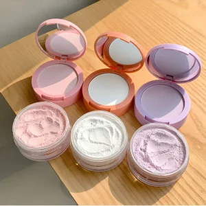SHAQINUO Wholesale 2 in 1 PRESSED POWDER Long Wearing Brighten Sensitive Smudge Proof Blurring Matte Makeup Setting Powder