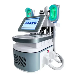 RF Cryolipolysis Technology Device For Facial And Body Beauty Salons Use Equipped With Four-Hand Cryolipolysis Probes