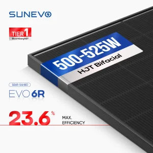 Sunevo High Efficiency Hjt Bifacial Solar Panel 500W-520W