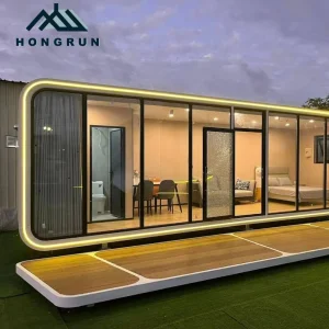 Cheap Prefab Popular Small Apple Cabin House For Sale Prefabricated Portable 20ft 40ft Office Pod Insulated Container Home