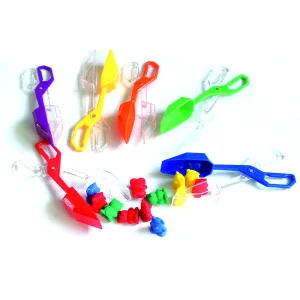 Fine Motor Skill Toys Plastic ABS Rainbow Color Sorting Scissor Tongs Learning Tool for Toddlers &amp; Kids 2-13 Years