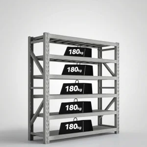 Chaoyu Industrial 5-Layer Powder Coated Steel Storage Racks-Freely Adjustable Light Duty Stacking Rack