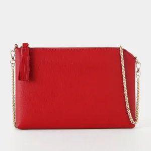 Women Leather Crossbody Clutch