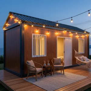 Tiny House With Peaked Roof Prefab House Modular House Detachable Container House For Airbnb Resort