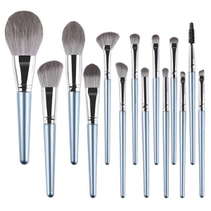 Electroplate Makeup Brush Set