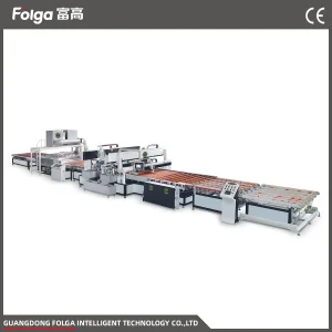 Premium Flat Glass Four Side Edging Machine Customized Production Line