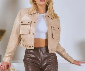 Polyester Vintage Breathable Women's Outerwear Jacket