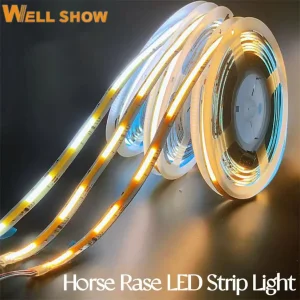 إضاءة شريط LED أبيض قابل للتعديل لممرات خيول السباق