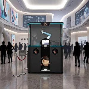Printed Picture Coffee Vending Machine with Touch Screen