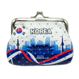 Custom Logo Leather Women Clutch Rhinestone Wallet