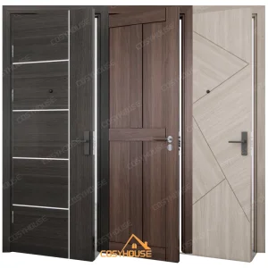 Waterproof &amp; Moisture-Proof Wooden Door for Bathrooms and Kitchens