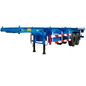 2/3/4 Axles 20FT Steel Skeleton Trailer 40FT Container Semi Trailer with Skeleton Container Chassis