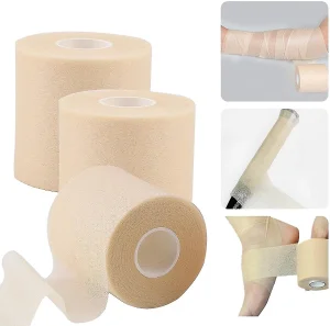 Strapping Pre Wrap Tape Ultimate Performance Natural Athletic Foam Underwrap Tape