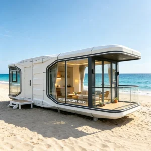 The Most Populcr Sustainable Quick-Install Tiny Prefab Modular Space Capsule House for Tourism Accommodation
