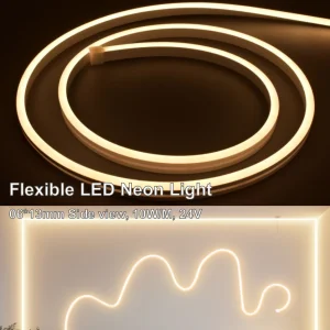 Hot Sell Silicon Tube Waterproof 06*13mm Side View LED Neon Flex Light IP65 Silicone Tube