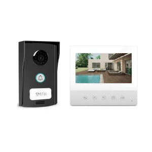 2 Wires 7 Inch Indoor Monitor Outdoor Camera Support Waterproof Video Intercom System