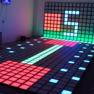 Activate Game Led Floor 30x30cm Interactive Light Active Game Led Floor For Game Room