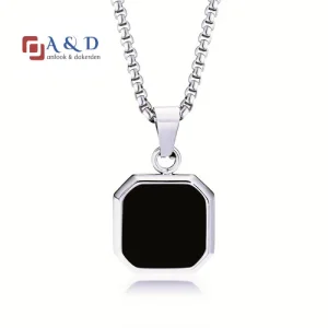 Stainless Steel Pendant for Men 26*15mm (Including Chain 60cm)