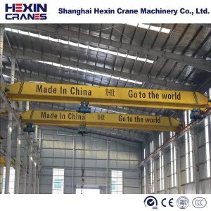 5/10/15/20/30t Customized Single Girder Travelling Rail Mounted Overhead Bridge Eot Crane with Electric Hoist and Remote Control