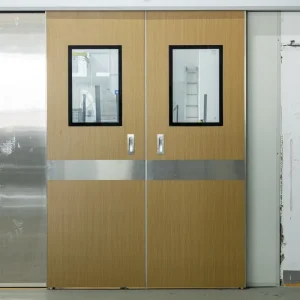Multi-Track Automatic Aluminum Wooden Sliding Pocket Door for Residential Living Areas