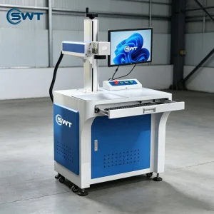 Swt Jpt Laser Marking Machine 100W 50W 30W Auto Focus 2.5D 3D Fiber Laser Engraving Machine for Jewelry Firearm Tumbler Mug