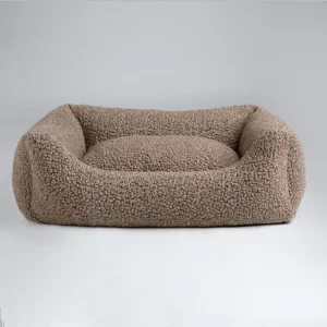 Cama de lujo de suave tela de lana